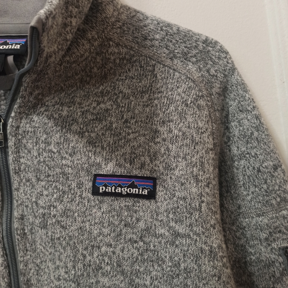 patagonia women's pullover better sweater quarter zip size medium gray color - Picture 9 of 16